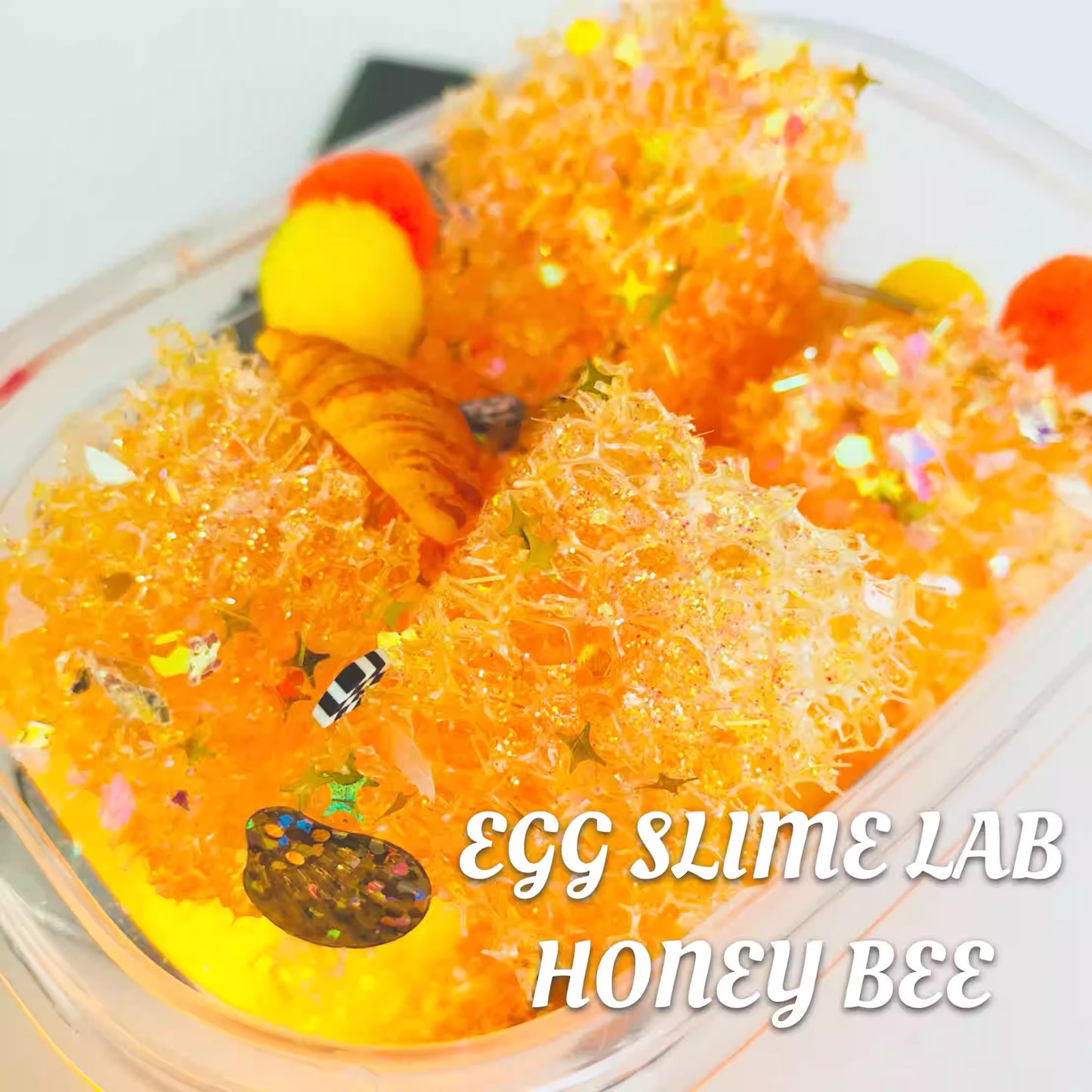 MAMIYA Honey Bee Crunchy Slime From Egg Slime 260ml
