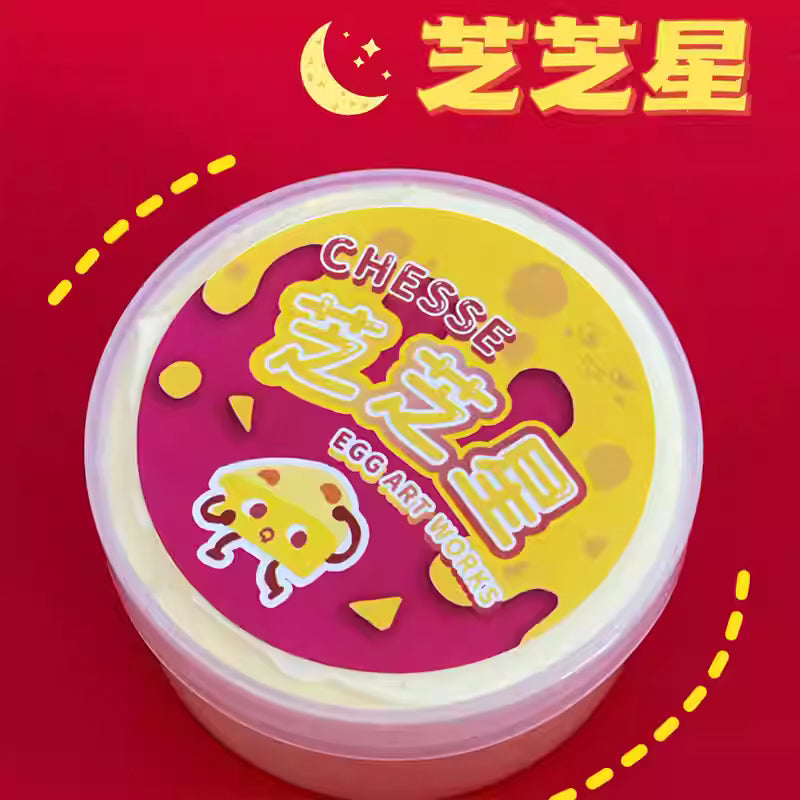 MAMIYA Cheese Fall Glossy Slime From Egg Slime 130ml