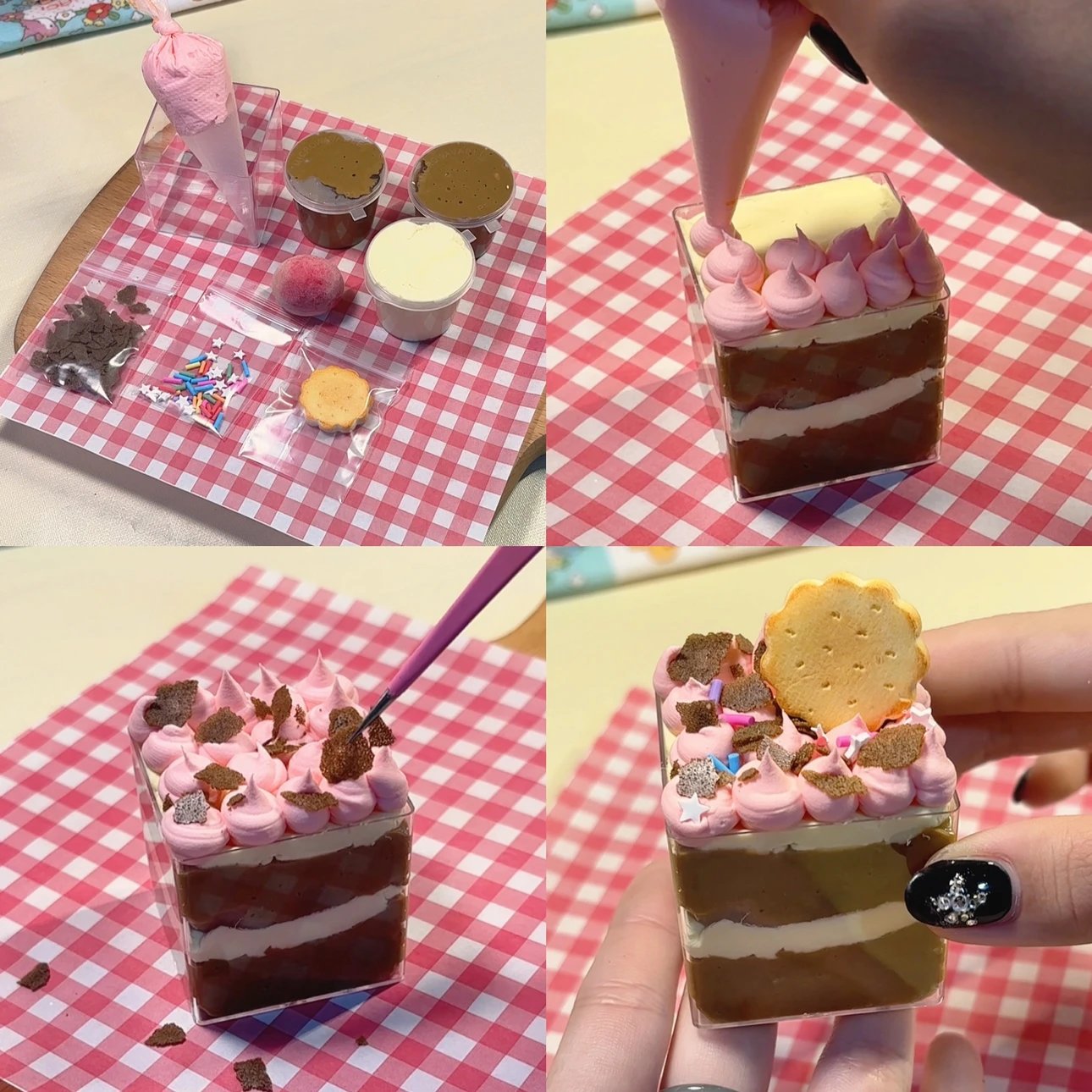 MAMIYA Cookie Chiffon Cake DIY Food Slime From QIQI GUAIGUAI Slime