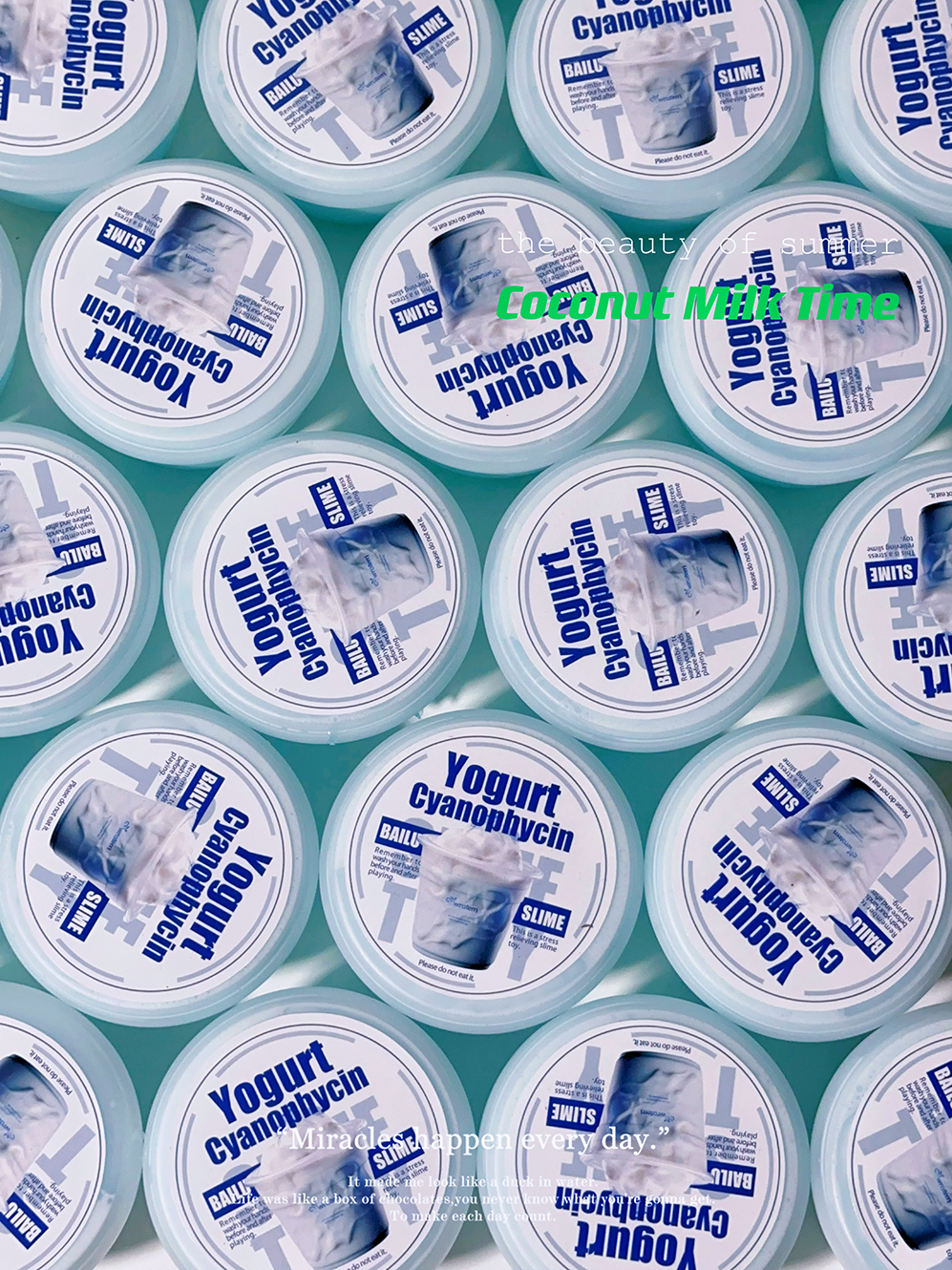 MAMIYA Yogurt Cyanophycin Glossy Slime 210ml From BAILU