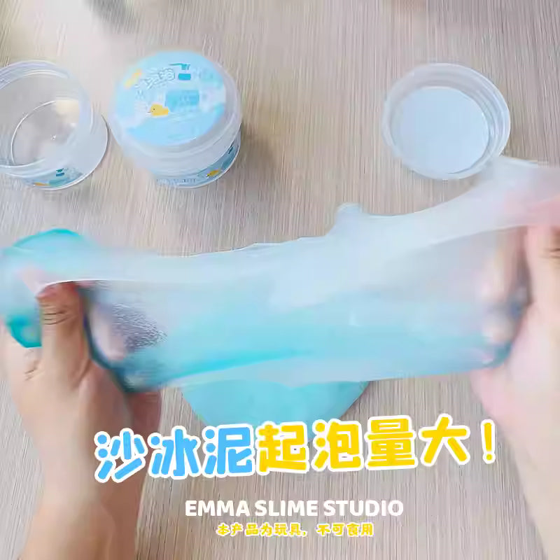 MAMIYA Duck Bubble Bath Snowy Slime From EMMA Slime 200ml