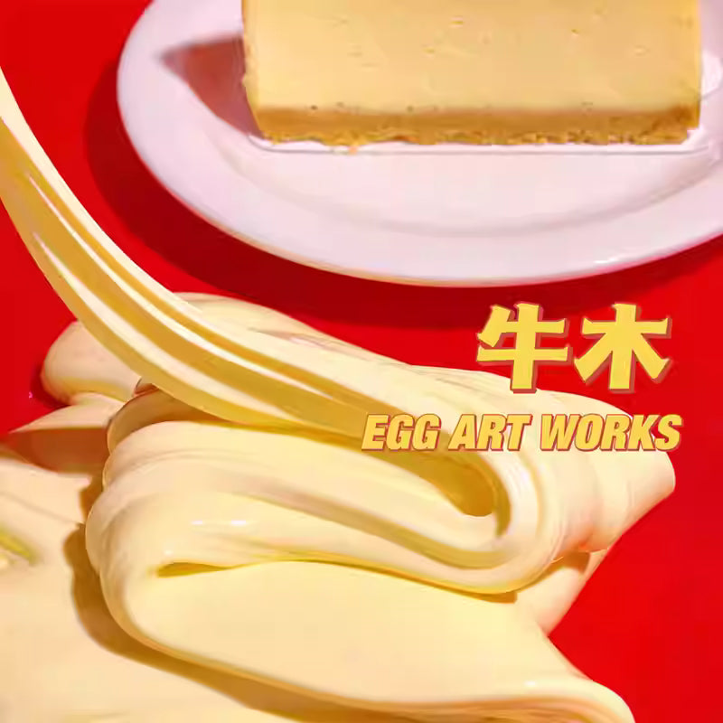 MAMIYA Cheese Fall Glossy Slime From Egg Slime 130ml