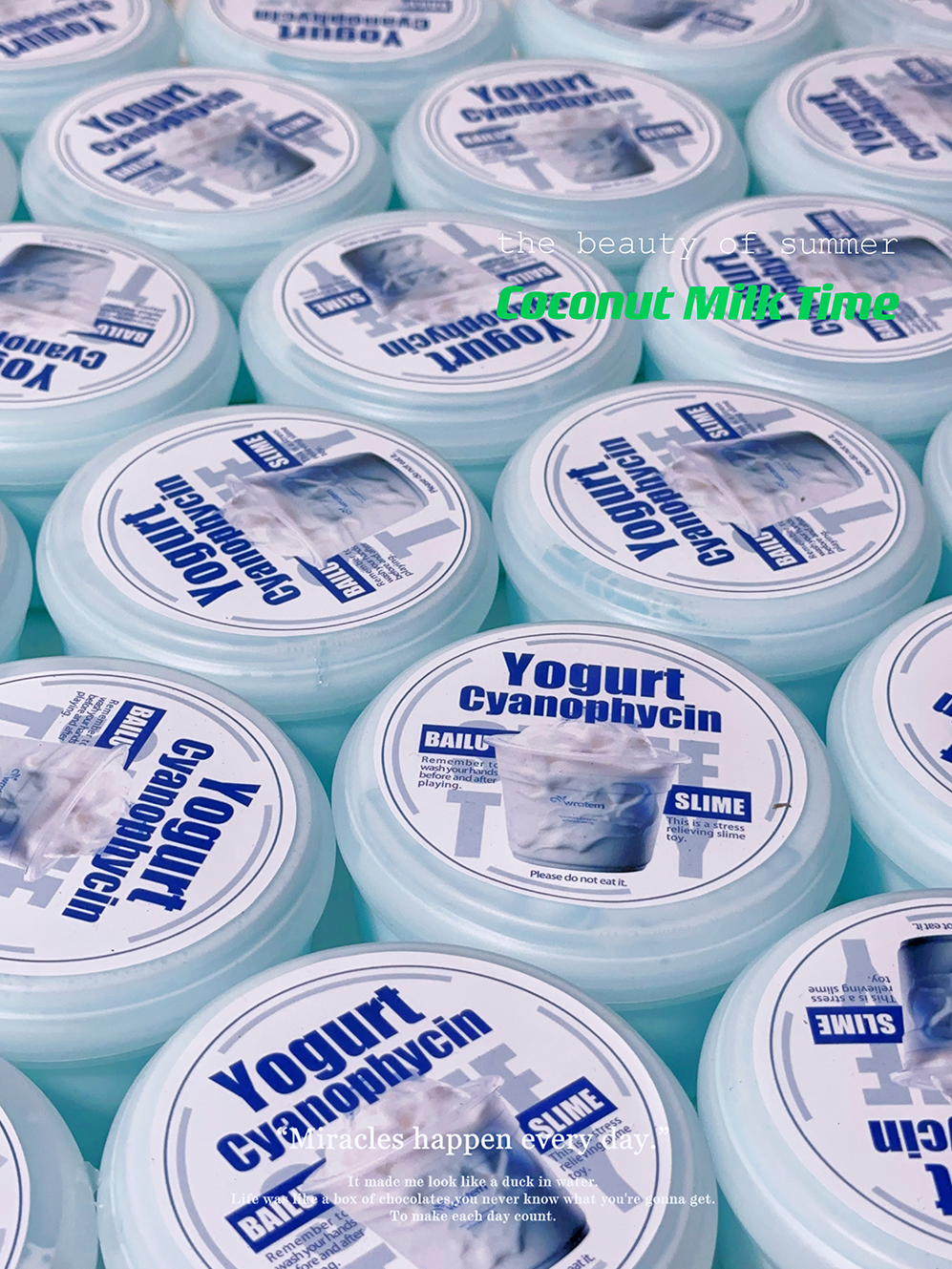 MAMIYA Yogurt Cyanophycin Glossy Slime 210ml From BAILU
