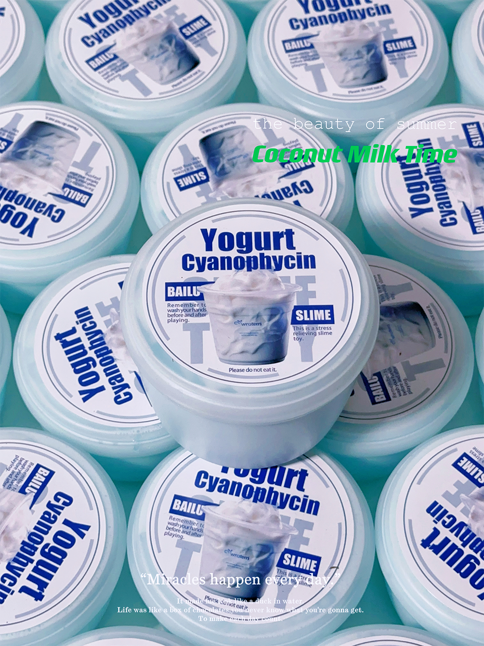 MAMIYA Yogurt Cyanophycin Glossy Slime 210ml From BAILU