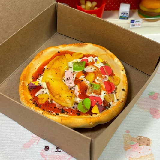 MAMIYA Hawaiian Pizza DIY Food Slime From QIQI GUAIGUAI Slime