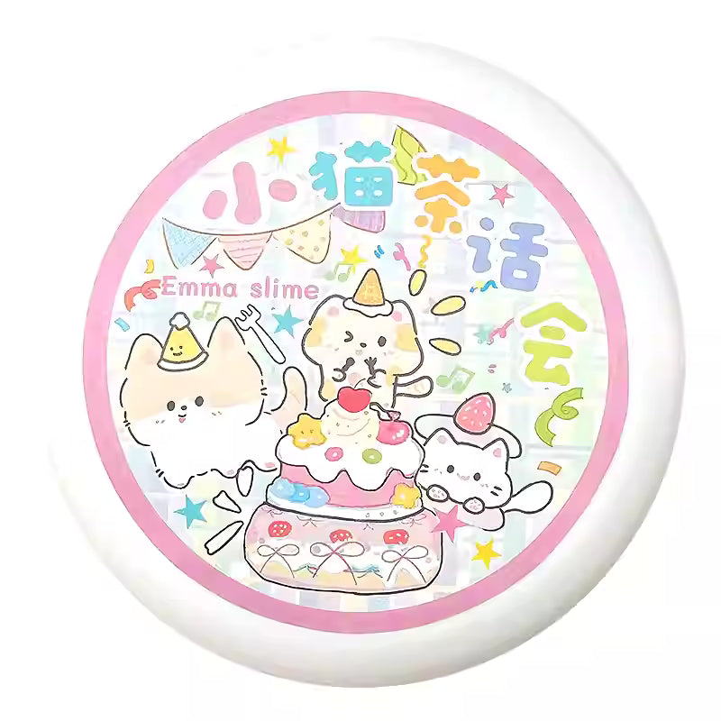 MAMIYA Kitten Tea Party Cloud Slime From EMMA Slime 300ml