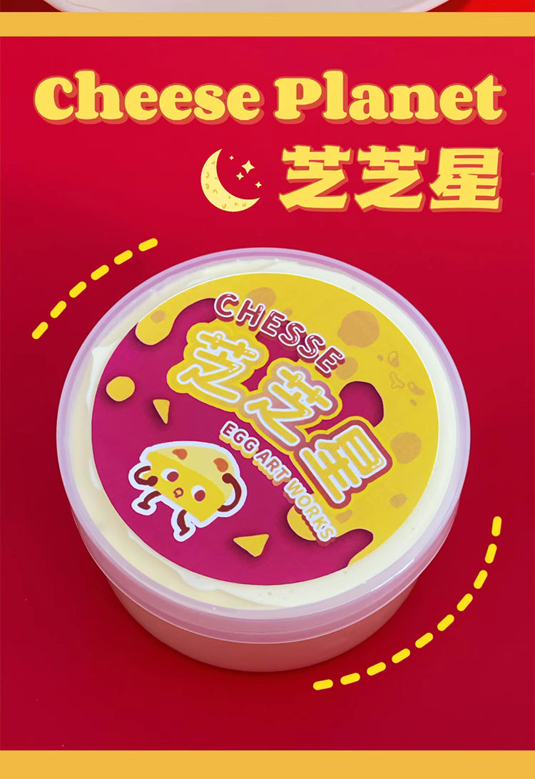 MAMIYA Cheese Fall Glossy Slime From Egg Slime 130ml