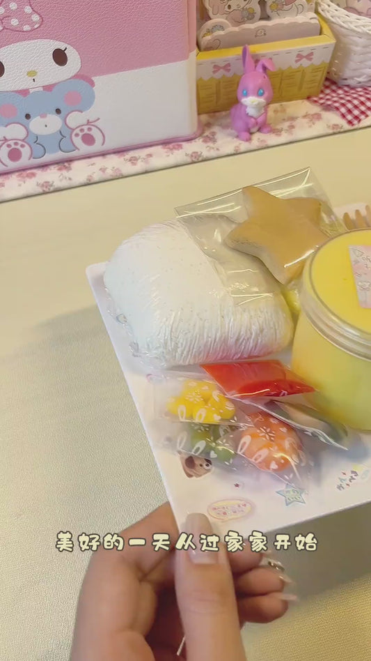 MAMIYA Kids' Omurice Meal Set DIY Food Slime From QIQI GUAIGUAI Slime