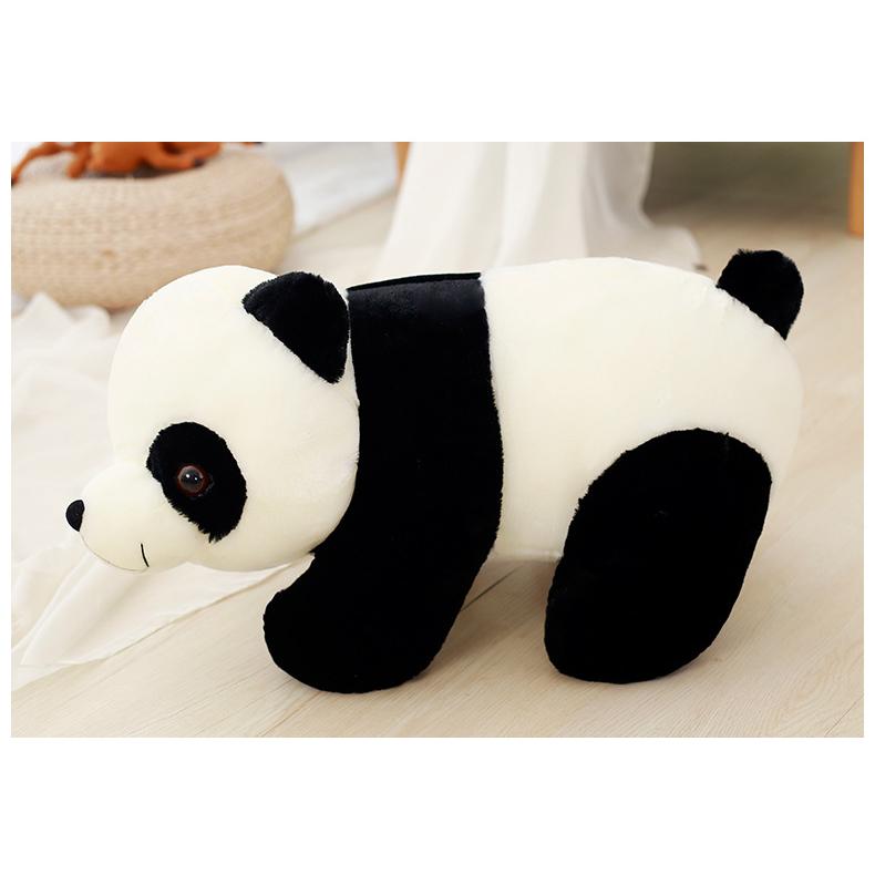 MIMAMI 25-60cm Kawaii Big Panda Bear emulation Plush Toy Cute Soft Stuffed Animal Doll Cushion Pillow Cartoon Home Bed Decor small Gift