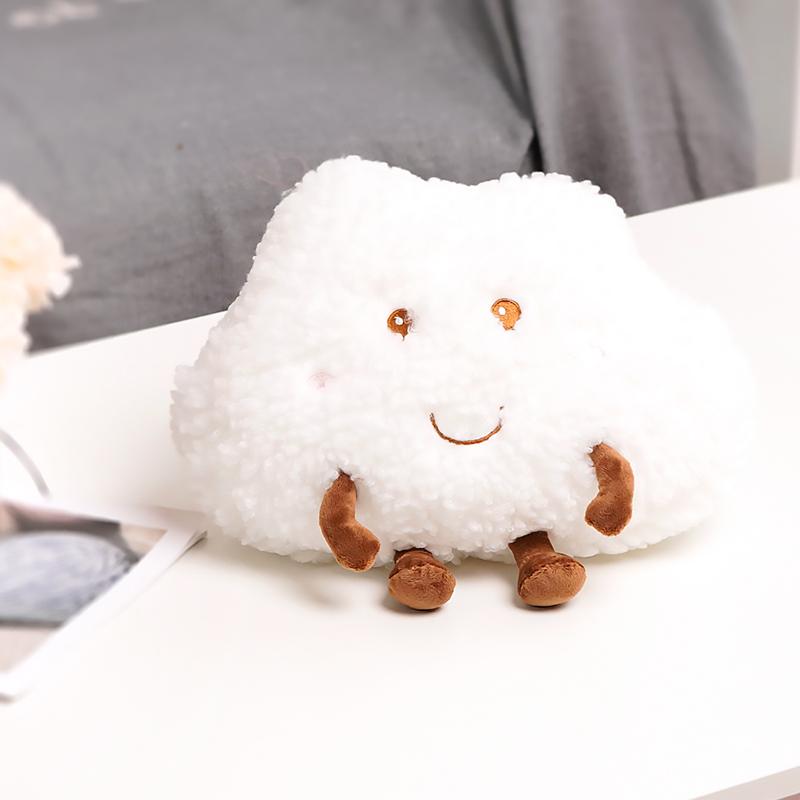 MIMAMI Cute Amuseable Acorn Family Hermit Crab Plush Doll Toy Stuffed Smile Cloud Pillow Seafood Chestnut Poached Egg Toast Bread Food Plush Food Toys