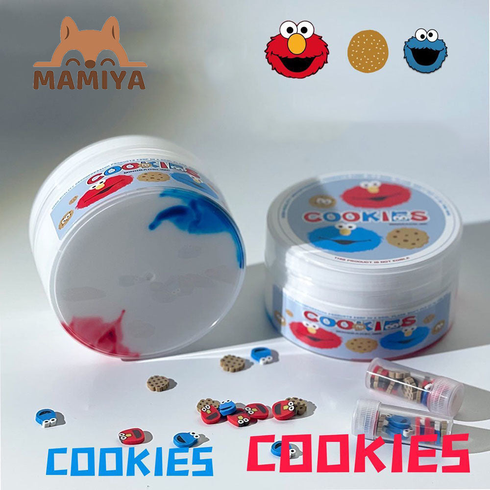 MAMIYA COOKIES Thick and Glossy Slime Cute Monster Red Blue Color Amazing Slimes for Birthday Anxiety ADHD