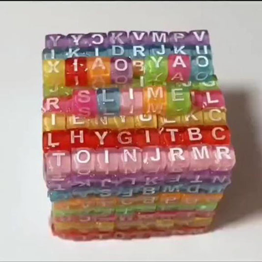 MAMIYA Letters Dices Rubik's Cube Slime (Not included in the slime bundle)