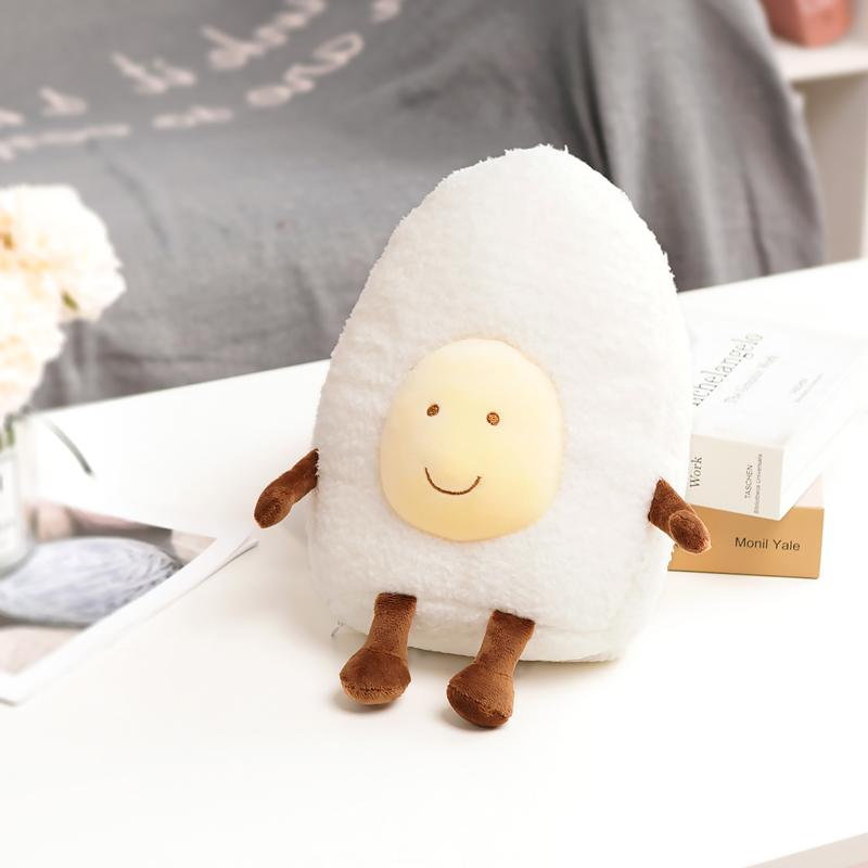 MIMAMI Cute Amuseable Acorn Family Hermit Crab Plush Doll Toy Stuffed Smile Cloud Pillow Seafood Chestnut Poached Egg Toast Bread Food Plush Food Toys