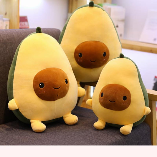 MIMAMI Avocado Fruits Plush Plant Toys Kawaii Cartoon Cute Stuffed Doll Cushion Boys Girls Anti Stress Cushion Pillow For Kids Children