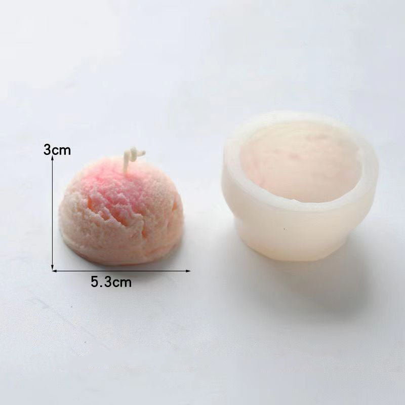 MAMIYA Supplies Macaroon Waffle Ice Cream Clay Mold For DIY Slime