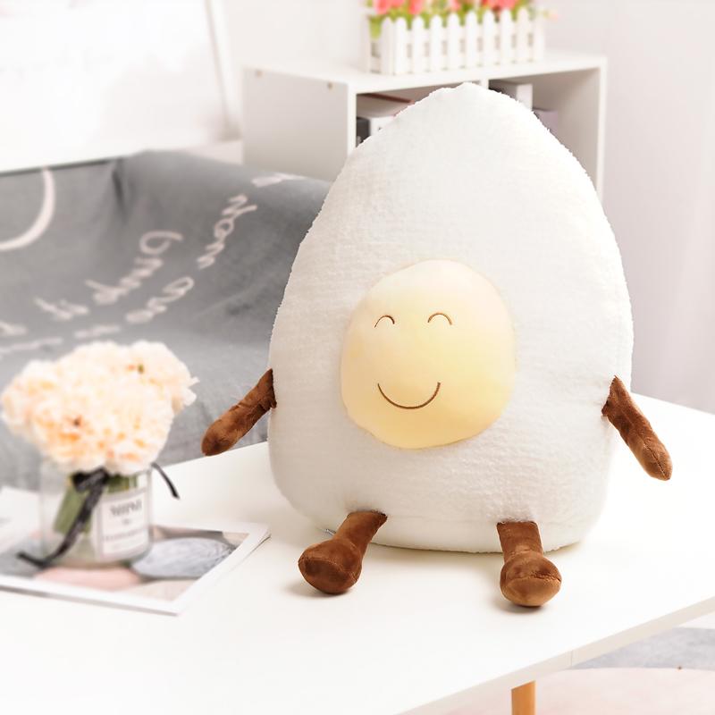 MIMAMI Cute Amuseable Acorn Family Hermit Crab Plush Doll Toy Stuffed Smile Cloud Pillow Seafood Chestnut Poached Egg Toast Bread Food Plush Food Toys