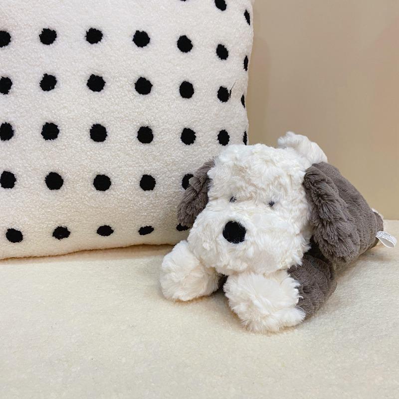 MIMAMI Tumblie Sheep Dog Adorable Cute Dog Plushie Stuffed Cartoon Animals Big Ear Dogs Plush Toy Baby Appease Sleep Doll Toys for Boy Girl Birthday Gift