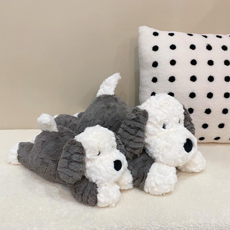 MIMAMI Tumblie Sheep Dog Adorable Cute Dog Plushie Stuffed Cartoon Animals Big Ear Dogs Plush Toy Baby Appease Sleep Doll Toys for Boy Girl Birthday Gift