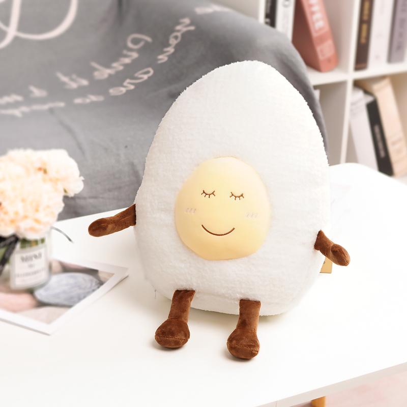 MIMAMI Cute Amuseable Acorn Family Hermit Crab Plush Doll Toy Stuffed Smile Cloud Pillow Seafood Chestnut Poached Egg Toast Bread Food Plush Food Toys