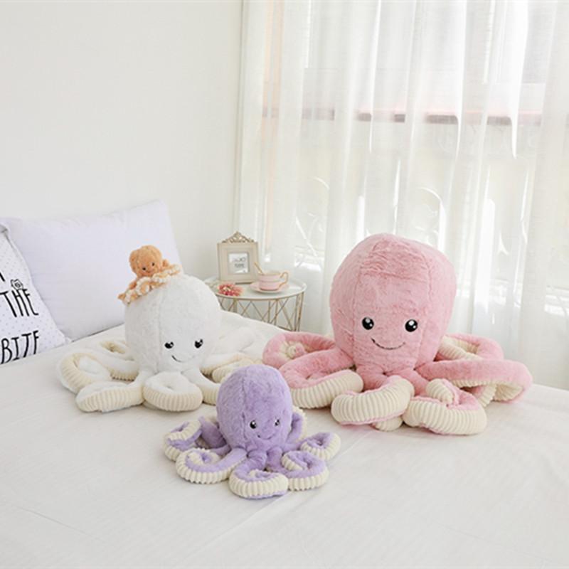 MIMAMI 40-80cm Lovely Odell Octopus Simulation Octopus Pendant Plush Stuffed Toy Soft Animal Home Accessories Cute Doll Children Gifts